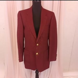 FREE SHIPPING THIS WEEK Vintage 80’s Lanvin Men's Burgundy Sports Coat size L